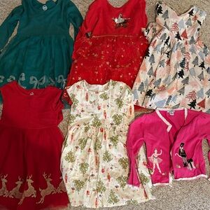 Festive Kids Dress Bundle - Size 6/8